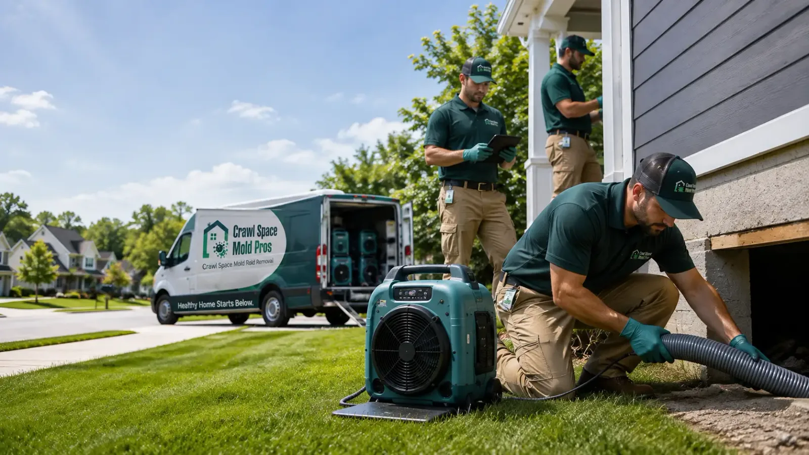 Crawl Space Mold Removal in Galena, OH